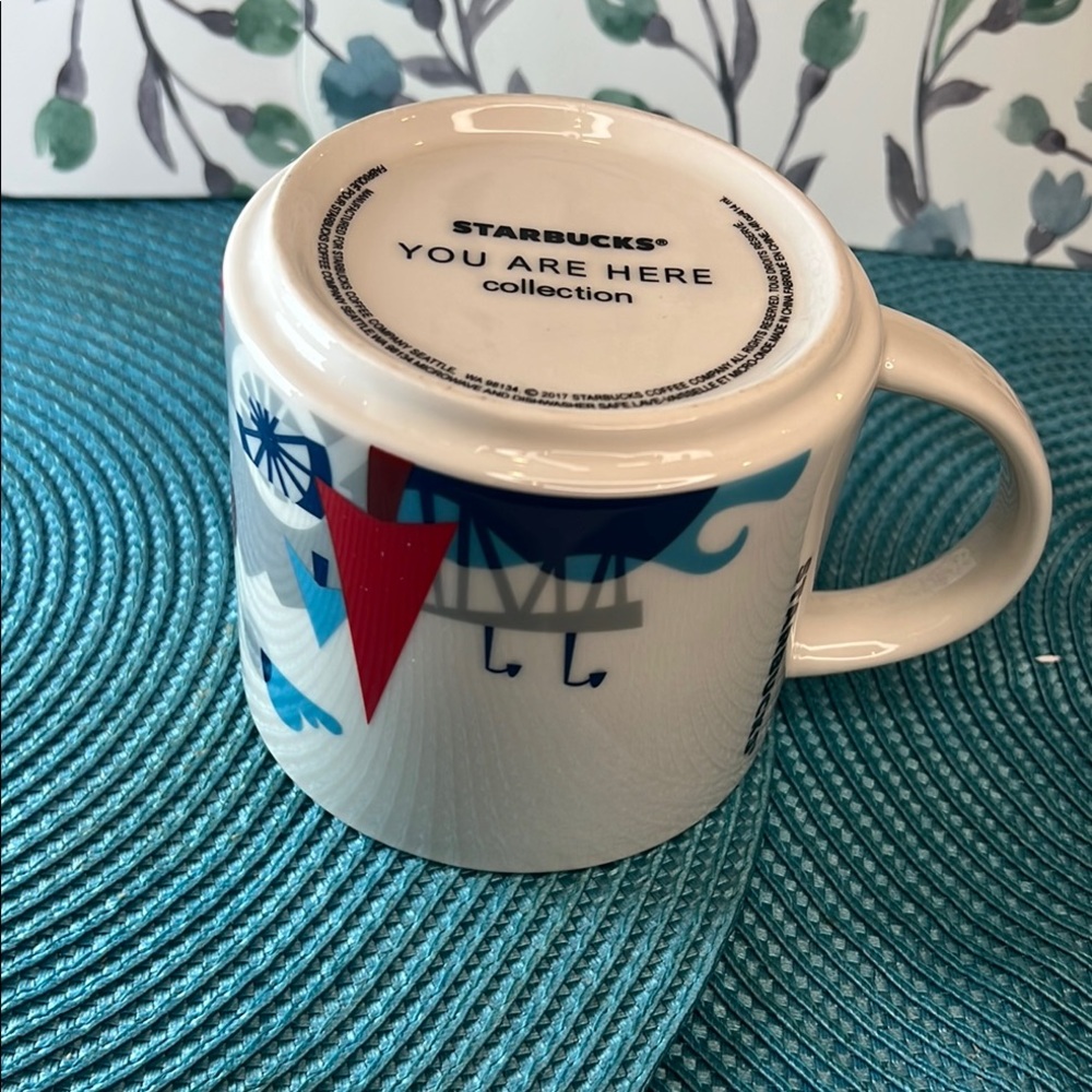 Starbucks You are Here Collection Blue White I Virginia Mug with Coastal Design - Picture 8 of 16